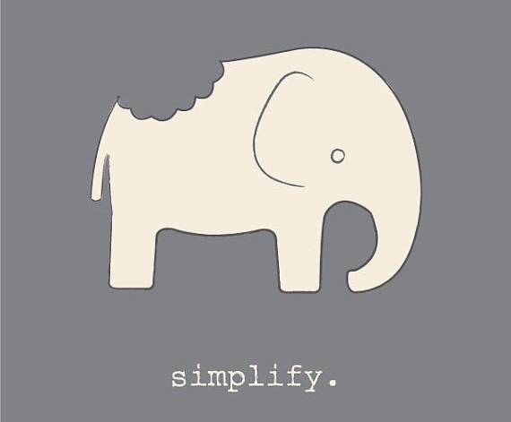 Simplify.